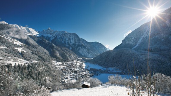 Oetz im Winter - Ferienwohnung Marie - Oetz | © Ötztal Tourismus