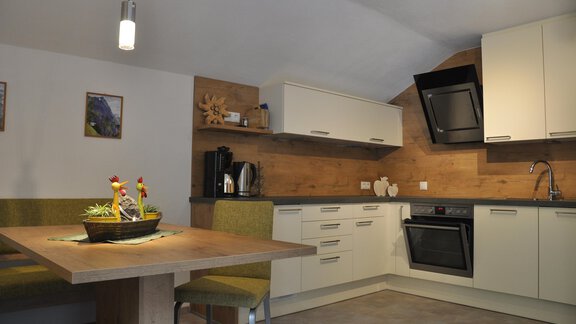 Kitchen in the appartement Silberdistel - Gästehaus Pfausler - Oetz