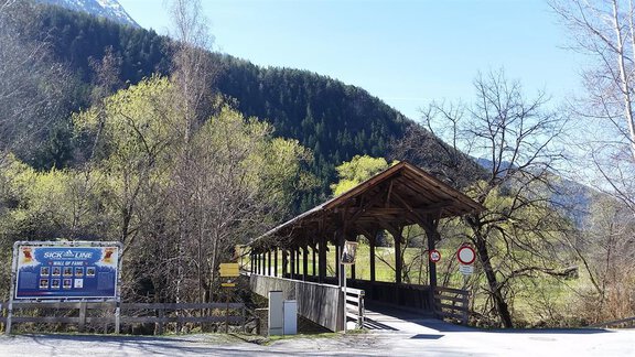 Brücke - Wanderweg - Haus Isabella TOP 1 - Oetz