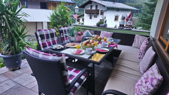 Terrasse - Haus Waldheim - Oetz