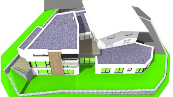 Visualisierung von oben - Landhaus Ambachhof - Oetz