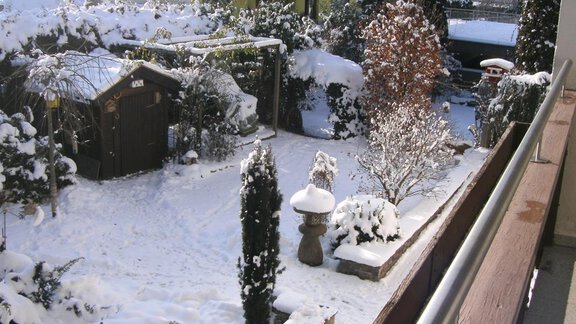 Garten Winter - Pension Garni Gerhard - Oetz
