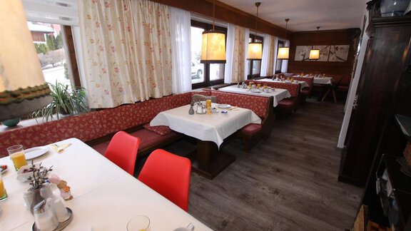 Frühstücksraum - Pension Garni Gerhard - Oetz