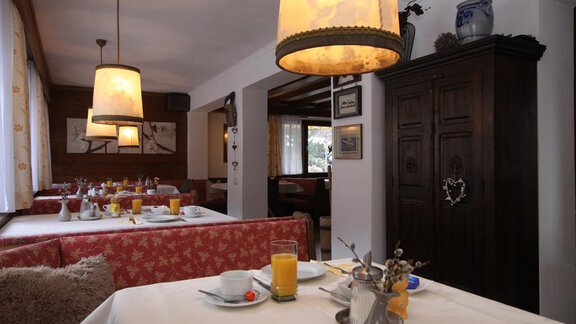 Frühstücksraum - Pension Garni Gerhard - Oetz