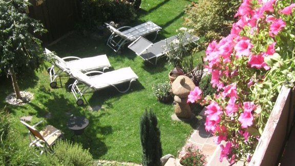 Balkonaussicht - Pension Garni Gerhard - Oetz