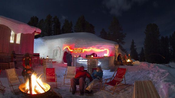 Lagerfeuer - Schneedorf - Oetz