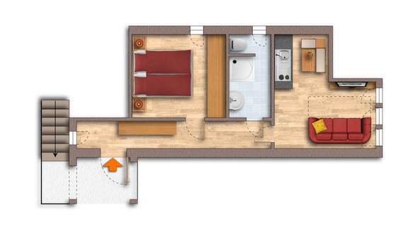 Skizze Ötztal-Blick vor Umbau 2018 - Sternenvilla - Oetz