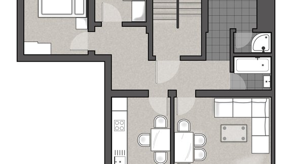 Appartement-Oetz-Urlaubsplatzl-Classy-Grundriss - Oetz