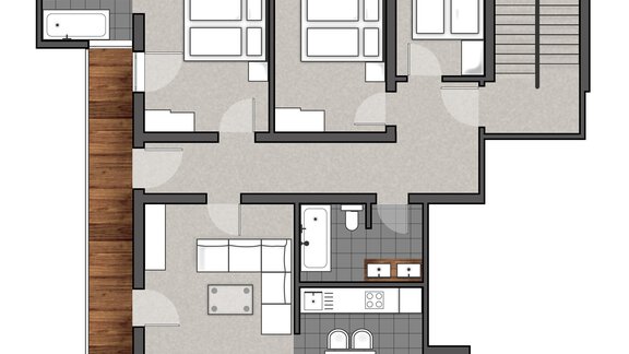 Appartement-Oetz-Urlaubsplatzl-Charmy-Grundriss - Oetz