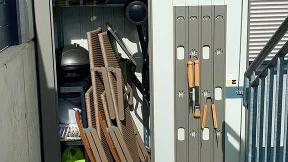 Garten Schrank mit Möbel, BBQ, BABY & DOG Things.. - Easy Living Apartment Ötztal - Sautens