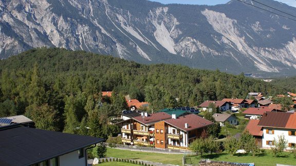 Aussicht vom Balkon - Ferienhaus Waldesruh - Sautens