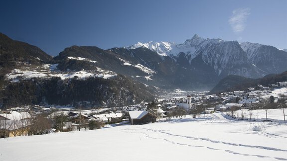 Ortsansicht Sautens Winter - Parth Olga - Sautens | © Ötztal Tourismus