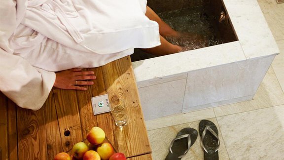 Fußsprudelbecken - Alpengasthof Grüner - Sölden