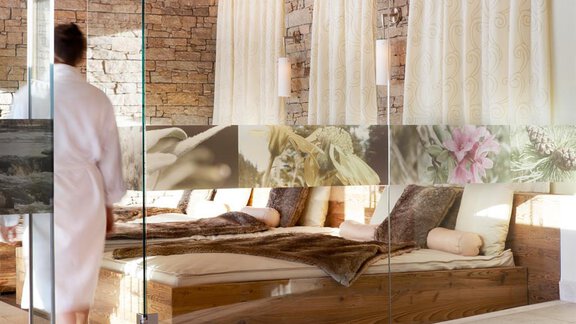 Ruhelounge mit Wasserbetten - Alpengasthof Grüner - Sölden