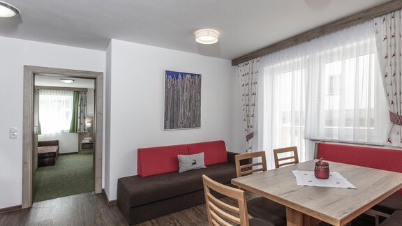 Esswohnbereich Appartement 4 - 6 Personen - Garni Jaqueline - Sölden