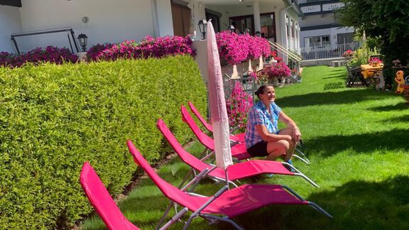 Liegewiese Garten - Gästeheim Prantl - Sölden