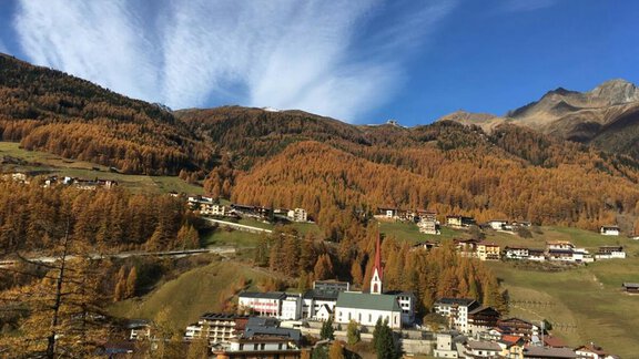 Aussicht vom Haus auf Sölden - Haus Hohenstein - Sölden
