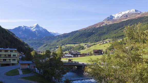 Aussicht vom Haus - Landhaus Grüner - Sölden