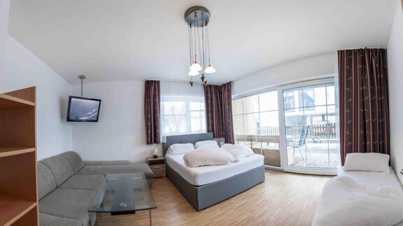 Steinbock Zimmer mit Terrasse - Landhaus Martinus - Sölden