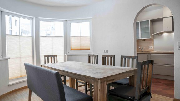 großer Essbereich im Steinbock - Landhaus Martinus - Sölden