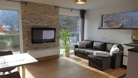 Wohnzimmer - Alpenappartement Sonne - Umhausen