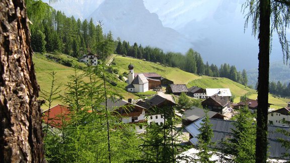 Aussicht Köfels im Sommer - Alpengasthof Köfels - Umhausen