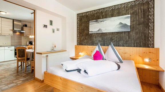 Schlafzimmer - Appartement Bergheim - Umhausen