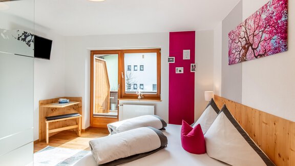 Schlafzimmer - Appartement Bergheim - Umhausen