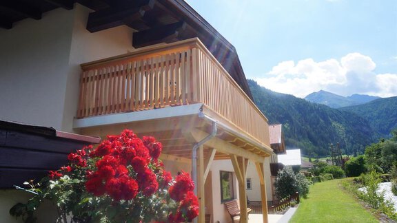 Ansicht Balkon - Appartement Der Steinadler - Umhausen