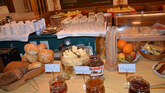 Frühstück in der Pension Senner - Appartement Senner - Umhausen