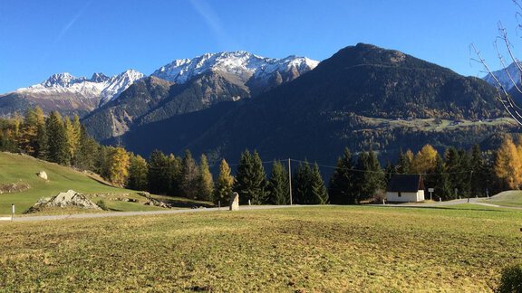 Aussicht Ötztaler Berge - Appartementhaus Schöpf - Umhausen