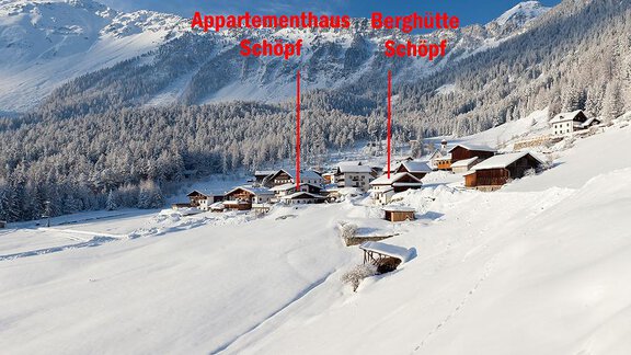 Köfels - Berghütte Schöpf - Umhausen