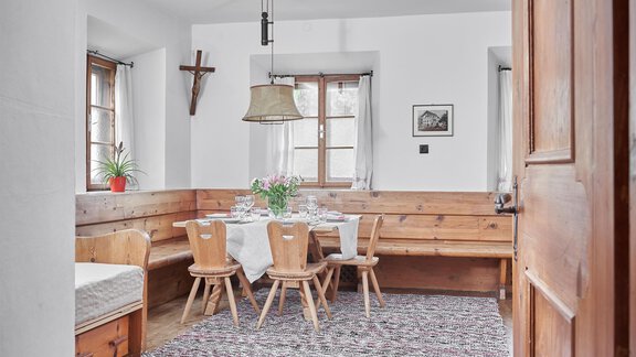 Stube - Ferienwohnungen Marbergerhaus - Umhausen