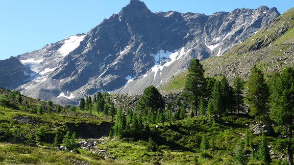 Larstigtal mit Strahlkogel - Haus Huberta - Umhausen