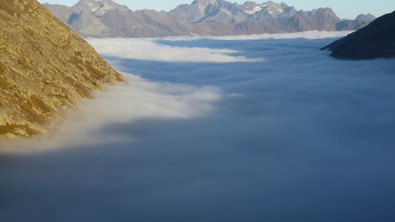 Wolkenmeer am Timmelsjoch - Haus Huberta - Umhausen