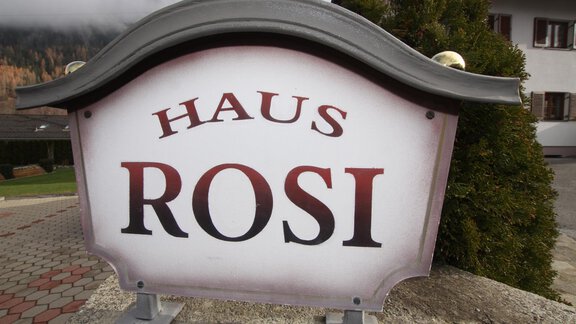 Haustafel - Haus Rosi - Umhausen