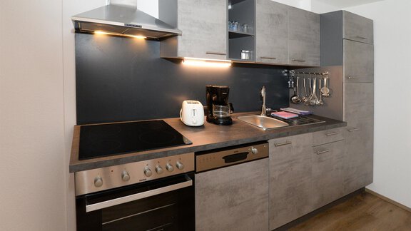Appartement Küche - Haus Alpina Huben - Huben
