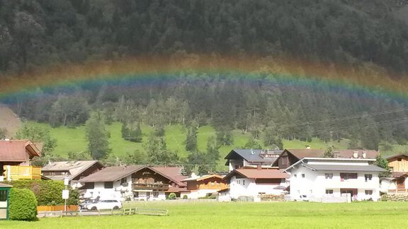 Regenbogen über Huben - Landhaus Schöpf Romed - Huben