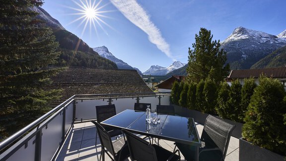 Terrasse Bergkristall - Apart Crystal - Längenfeld