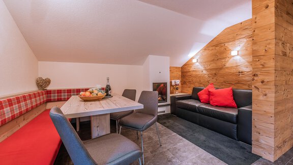 Wohn-Essbereich - Apart Kuprian Chalet - Längenfeld