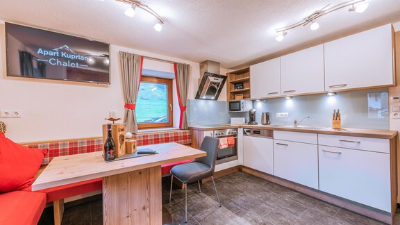 Wohnkueche - Apart Kuprian Chalet - Längenfeld