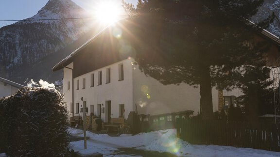 the house in winter - Der große Stadl - Längenfeld