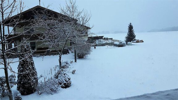 Aussicht vom Fenster - Ferienhaus Berger - Längenfeld
