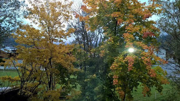 Ausblick vom Balkon - Ferienhaus St. Lucas - Längenfeld