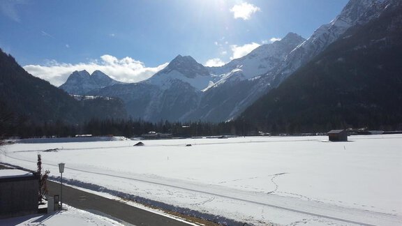 Winterpanorama - Haus Appartements Tanja - Längenfeld | © Panorama vom Appartement