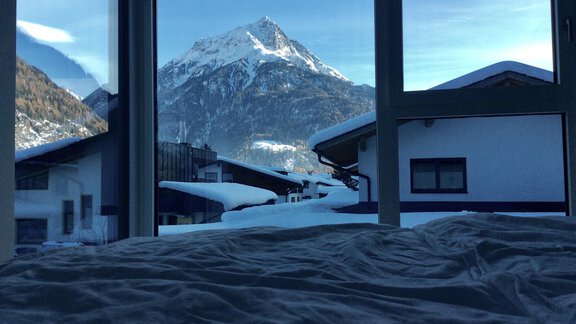 Aussicht Winter Zimmer - the cozyNest - Längenfeld