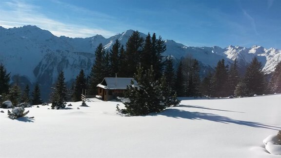 Winterlandschaft am Bergle - Bichlhof - Niederthai