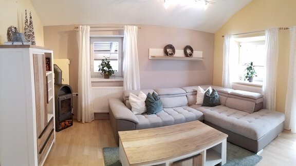 Wohnzimmer Bauernhaus - Reiterhof Alpin Appart - Niederthai