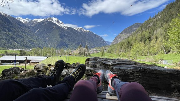 Entspannen nach Wanderung - Sennhof - Niederthai