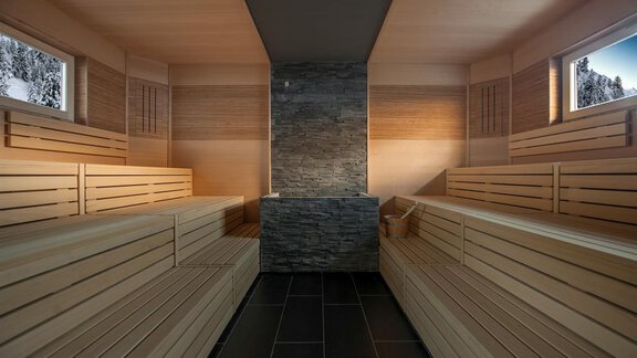 Sauna innen - Alpen-Wellness Resort Hochfirst - Obergurgl 